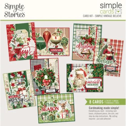 Simple Stories Simple Vintage Believe Simple Cards Kit (25537) - Postage as per Actual