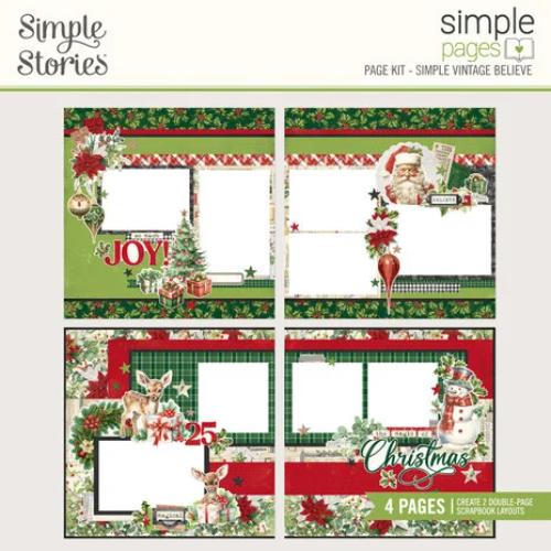 Simple Stories Simple Vintage Believe Simple Pages Kit (25538) - Postage as per Actual