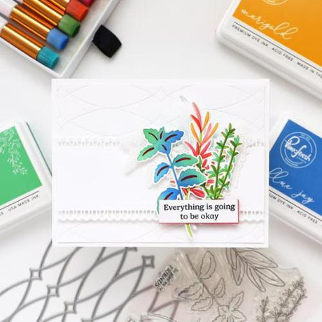Pinkfresh Studio - Interlaced Diamonds press plate
