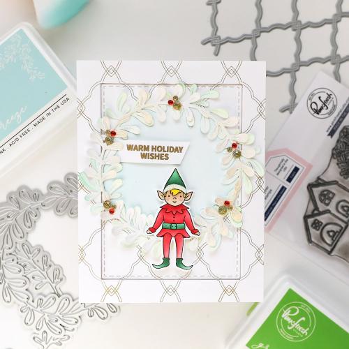 Pinkfresh Studio - Interlaced Quatrefoil press plate