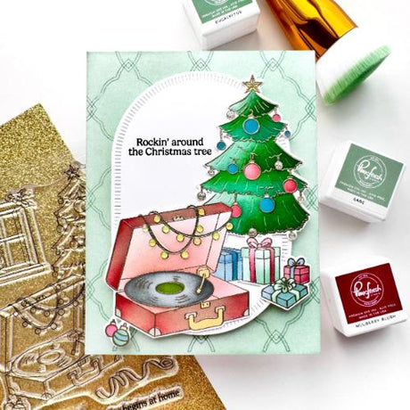 Pinkfresh Studio - Interlaced Quatrefoil press plate