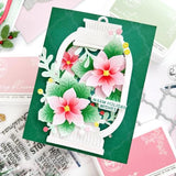 Pinkfresh Studio - Interlaced Quatrefoil press plate