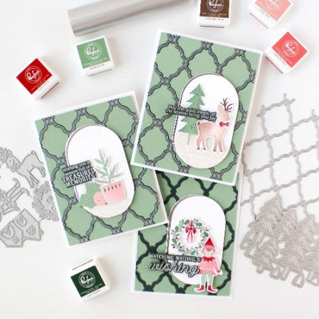Pinkfresh Studio - Interlaced Quatrefoil press plate