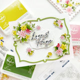 Pinkfresh Studio - Cheerful Blossoms stamp