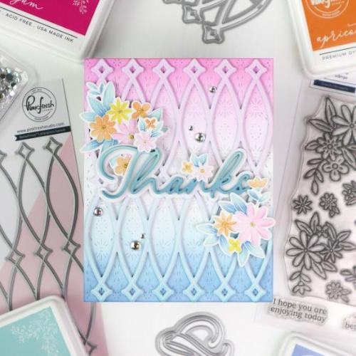 Pinkfresh Studio - Cheerful Blossoms stamp