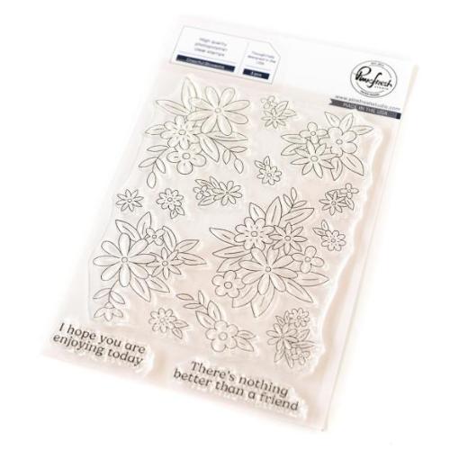 Pinkfresh Studio - Cheerful Blossoms stamp