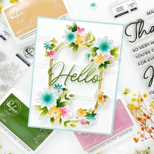 Pinkfresh Studio - Basic Sentiments stamp