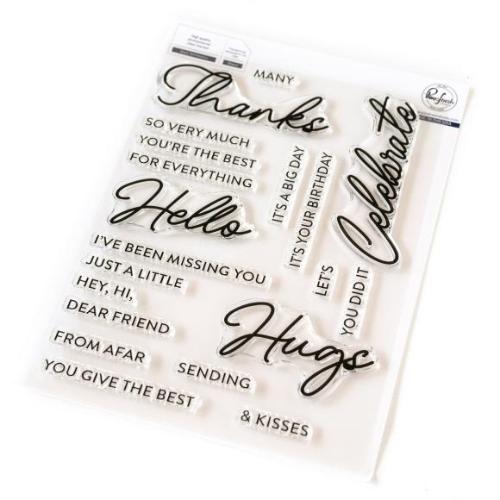 Pinkfresh Studio - Basic Sentiments stamp