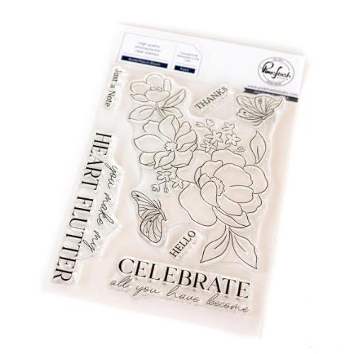 Pinkfresh Sudio - Butterflies in Bloom stamp