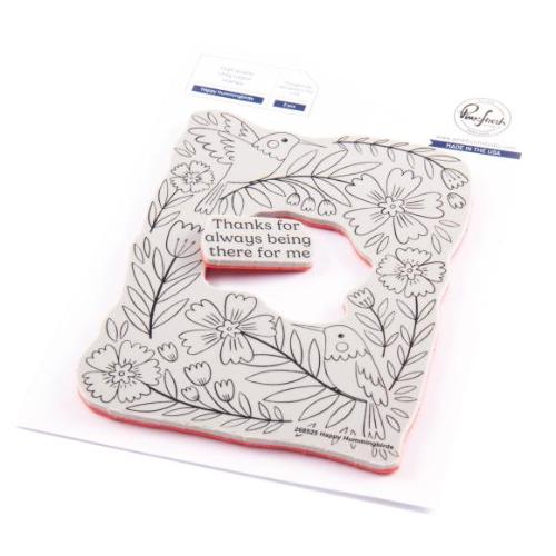 Pinkfresh Studio - Happy Hummingbirds cling stamp