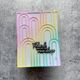 Pinkfresh Studio - Elevated Rainbows stencil