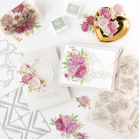 Pinkfresh Studio - Peony Perfection: Pink washi
