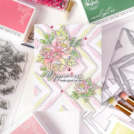 Pinkfresh Studio - Leafy Lattice die