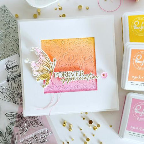 Pinkfresh Studio - Butterfly Bliss stencil