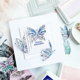 Pinkfresh Studio - Butterfly Bliss stencil
