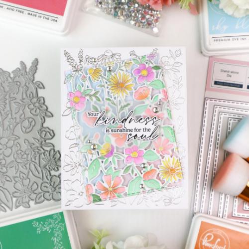 Pinkfresh Studio - Garden Medley press plate
