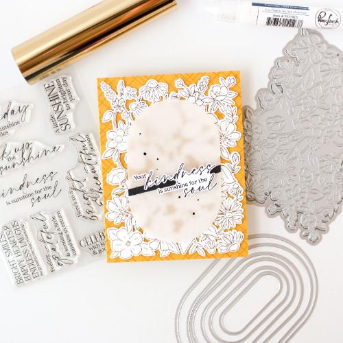Pinkfresh Studio - Garden Medley press plate