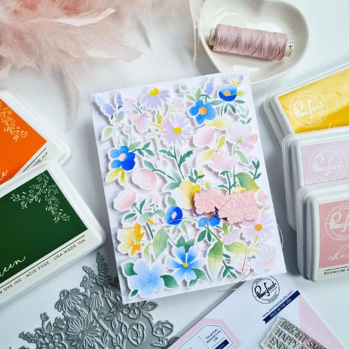 Pinkfresh Studio - Garden Medley press plate