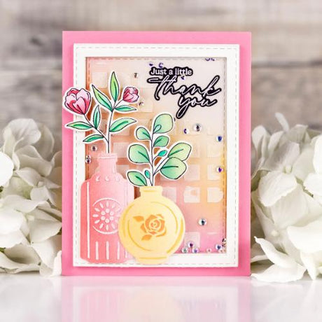 Pinkfresh Studio - Keepsakes of the Heart stencil