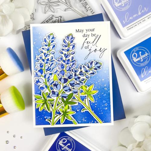 Pinkfresh Studio - Bluebonnet Bliss stamp