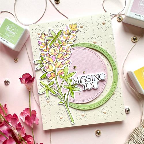 Pinkfresh Studio - Bluebonnet Bliss stencil
