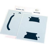 Pinkfresh Studio - Lantern Landscapes stencil