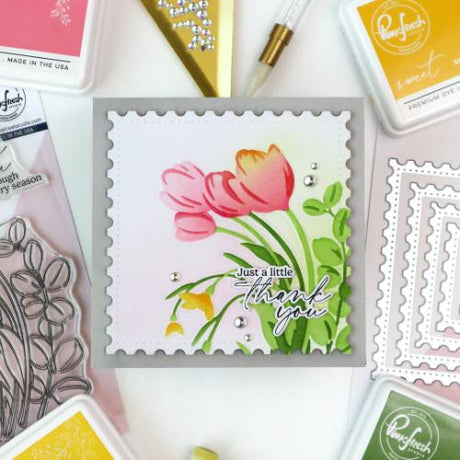 Pinkfresh Studio - Timeless Tulips stencil