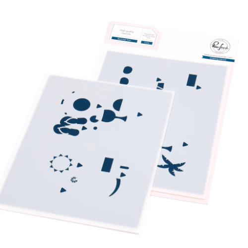 Pinkfresh Studio - Summer Fun stencil
