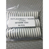 Replacement 1" Round Foams for Mini Ink Blending Tool 50 pcs.