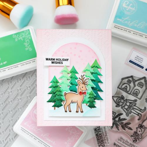 Pinkfresh Studio - Evergreen Sparkle coverplate die