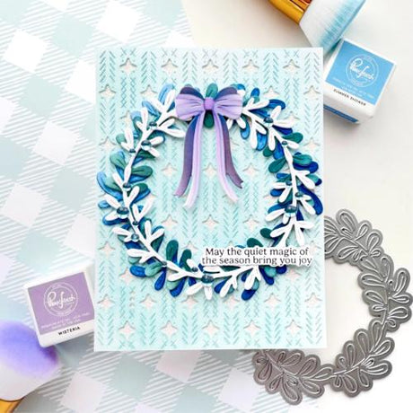 Pinkfresh Studio - Tied with Cheer die & stencil bundle