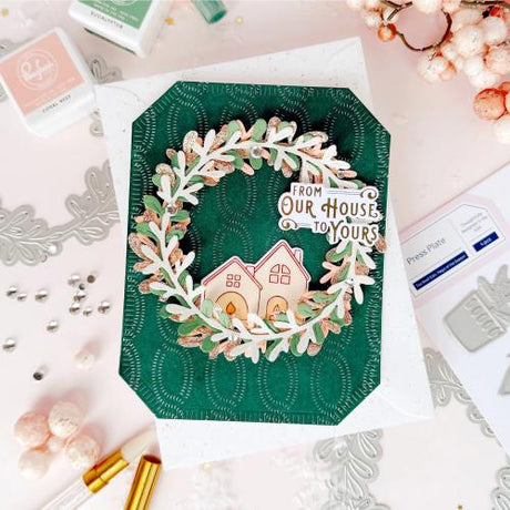 Pinkfresh Studio - Tied with Cheer die & stencil bundle