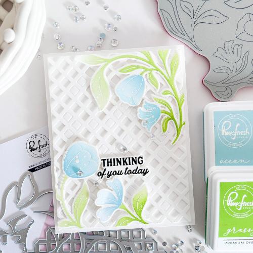 Pinkfresh Studio - Moonlit Blooms cling stamp