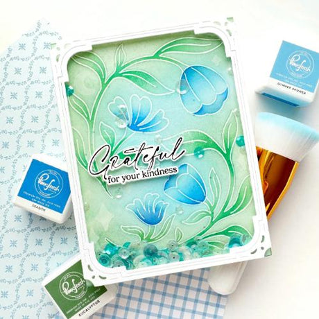 Pinkfresh Studio - Moonlit Blooms stencil