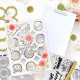 Pinkfresh Studio - Octagon Grid coverplate die