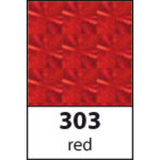 Straight Peel-Off Stickers 10√ó23 cm - Prism Red - 303