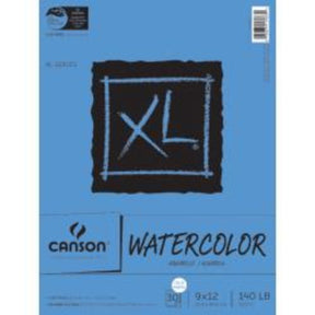Canson XL Watercolor Paper Pad 9"X12" 30 Sheets - Krafters Cart