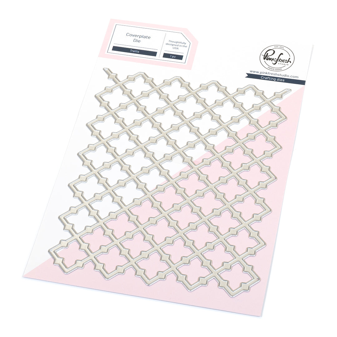 Pinkfresh Studio - Trellis coverplate die