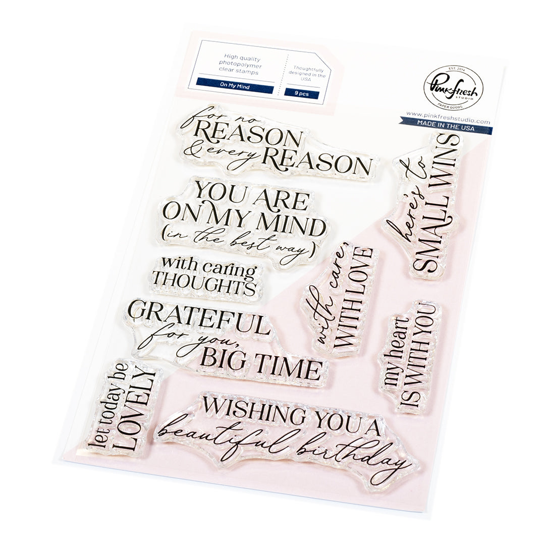 Pinkfresh Studio - On My Mind stamp