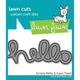 Lawn Fawn - Lawn Cuts - Scripty Hello Dies