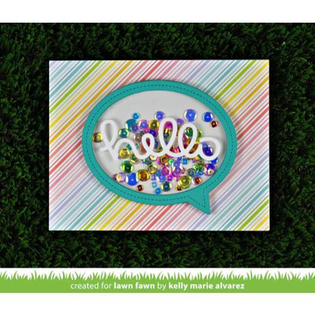 Lawn Fawn - Lawn Cuts - Scripty Hello Dies