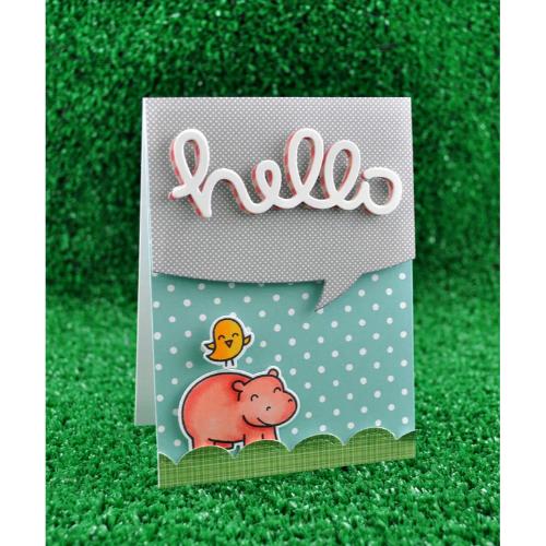 Lawn Fawn - Lawn Cuts - Scripty Hello Dies
