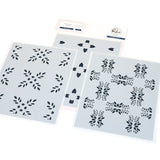 Pinkfresh Studio - Petal Mosaic stencil