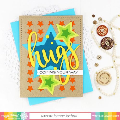 Waffle Flower - Nesting Stars Die
