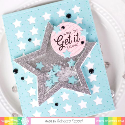 Waffle Flower - Nesting Stars Die