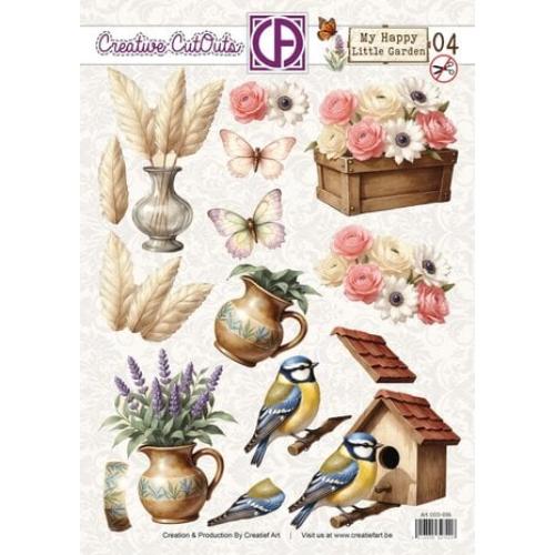 Creatief Art My Happy Little Garden 04 Creative CutOuts (CCO-036)