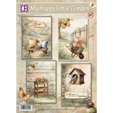 Creatief Art My Happy Little Garden Card Kit (RE2530-0191)