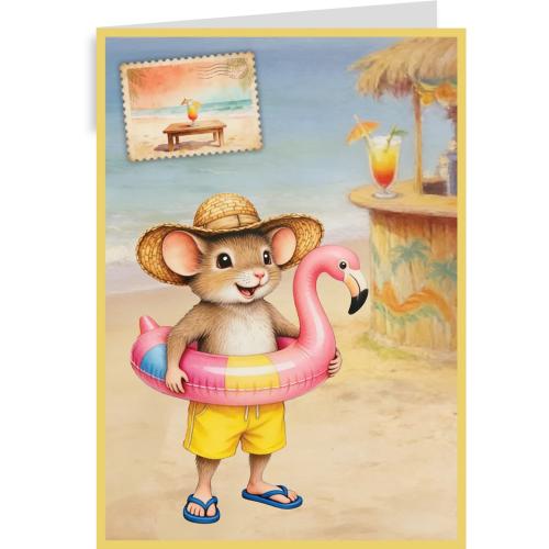 Creatief Art A Mice Vacation Card Kit (RE2530-0198)