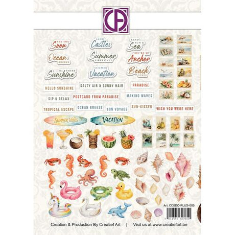 Creatief Art A Mice Vacation 02 Die-Cuts Creative CutOuts (79pcs) (CCODC-PLUS-005)