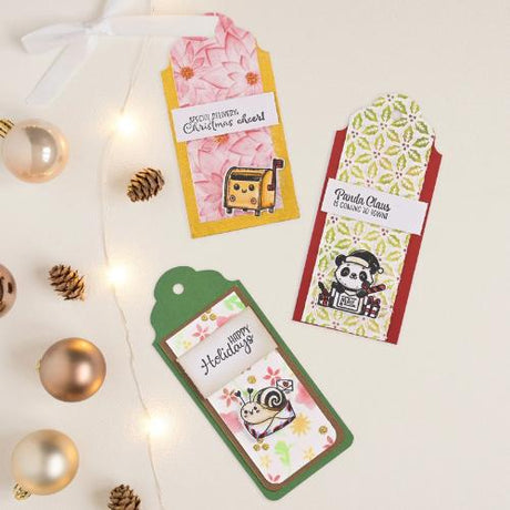 Vaessen Creative - 3D Embossing Folder Holly Leaves 5.9x5.9